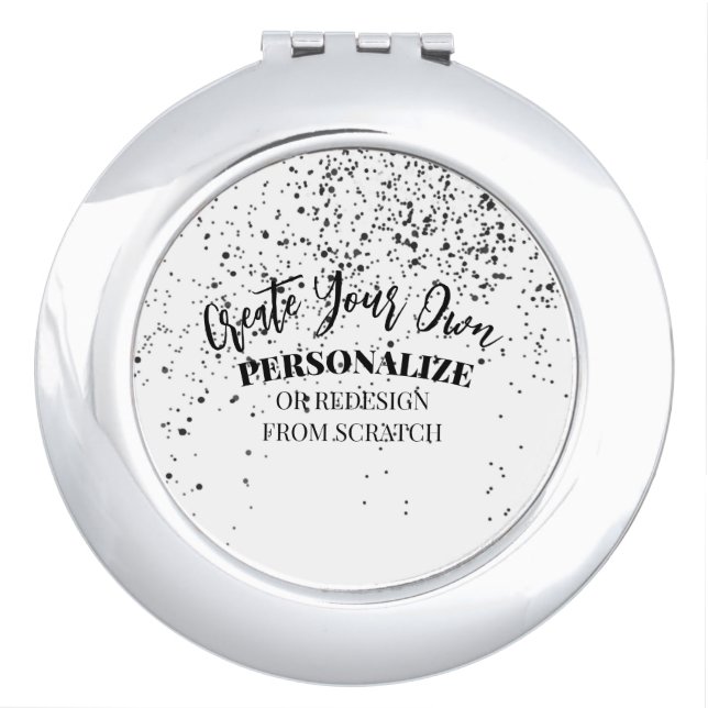 Design Your Own Custom Compact Mirror (Front)