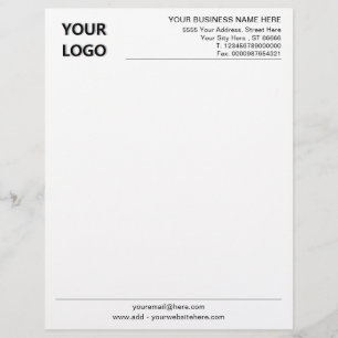 Design Your Own Custom Company Letterhead Template