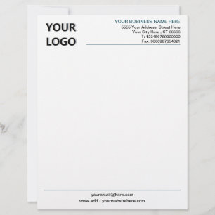 Design Your Own Custom Company Letterhead Template
