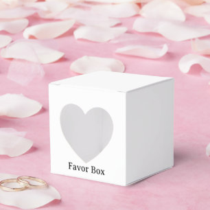 Design Your Own custom Heart 2x2x2 Favor Boxes