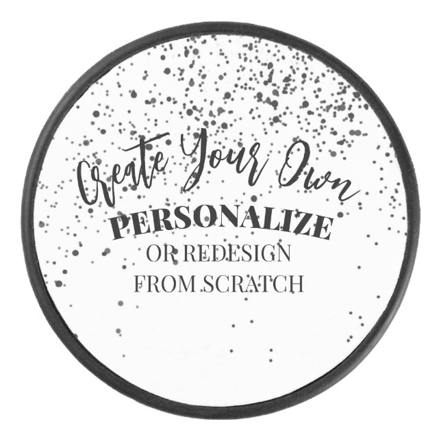 Design Your Own Custom Hockey Puck (Front)