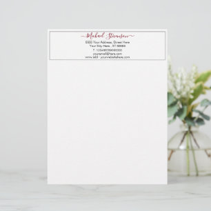 Design Your Own Custom Letterhead Template