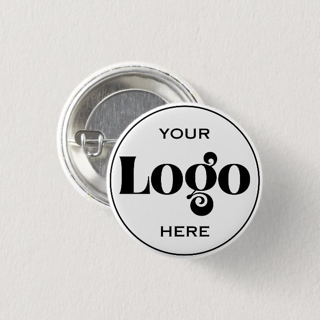 Design Your Own Custom Logo  Button (Front & Back)