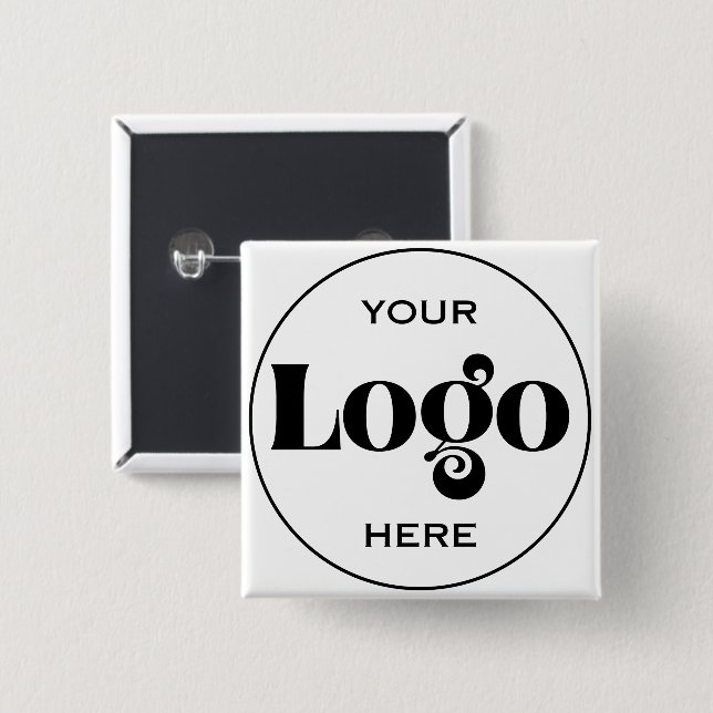 Design Your Own Custom Logo  Button (Front & Back)