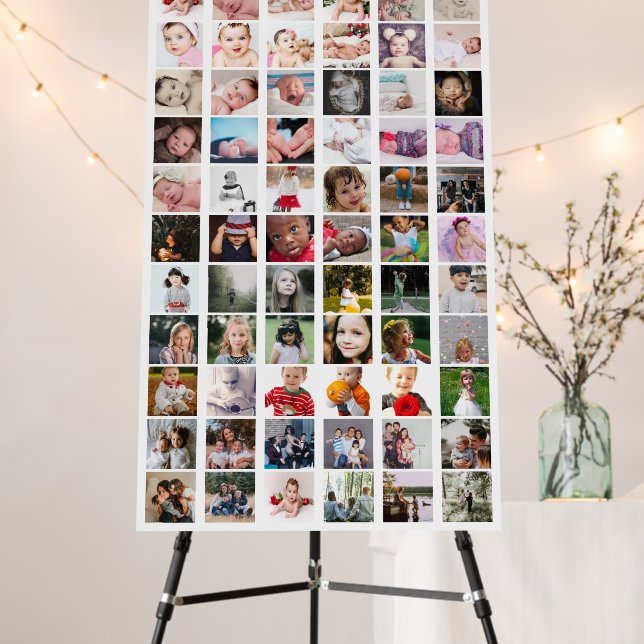 Design Your Own Custom Made Personalized 66 photo Foam Board (In Situ (Stand))