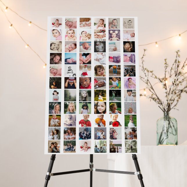 Design Your Own Custom Made Personalized 66 photo Foam Board (In Situ (Stand))