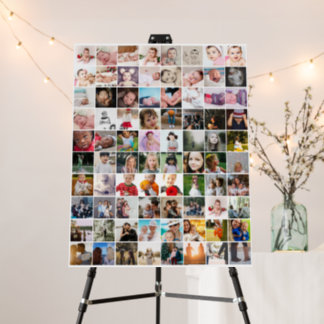 Design Your Own Custom Made Personalized 80 photo Foam Board