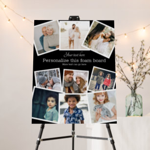 Design Your Own Custom Made Personalized 9 photo Foam Board