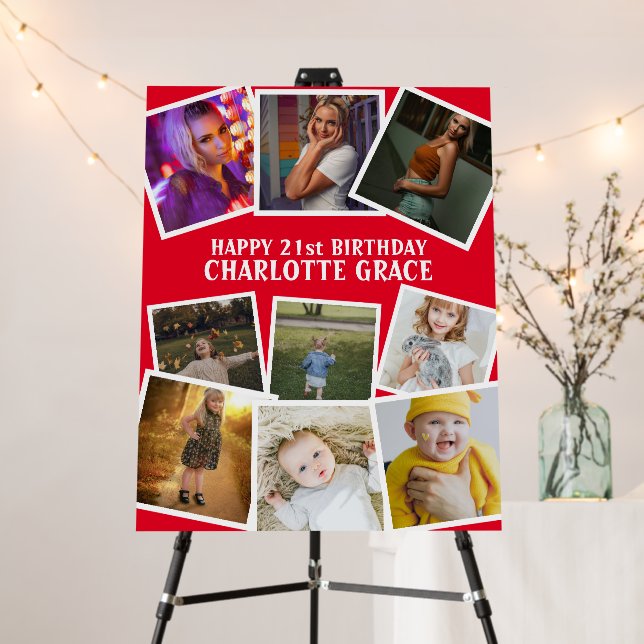 Design Your Own Custom Made Personalized Event Foam Board (In Situ (Stand))