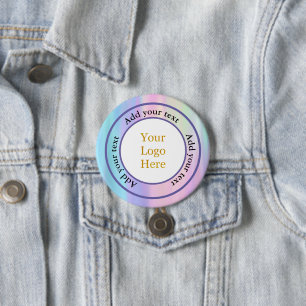 Design Your Own Custom Modern Logo Business Button