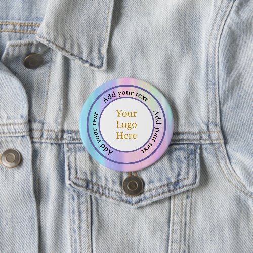 Design Your Own Custom Modern Logo Business  Button