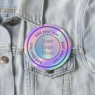 Design Your Own Custom Modern Logo Business Button