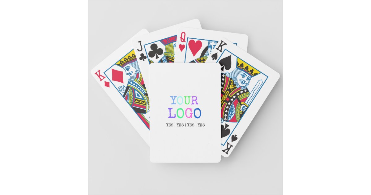 Design Your Own Custom Personalized Logo Bicycle Playing Cards | Zazzle.com