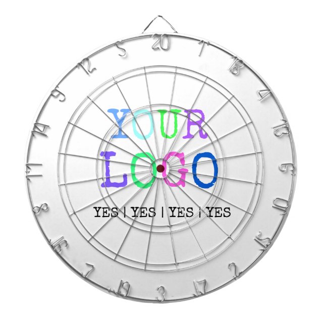 Design Your Own Custom Personalized Logo Dart Board (Front)