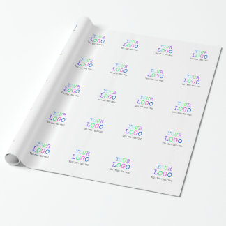 Design Your Own Custom Personalized Logo Wrapping Paper