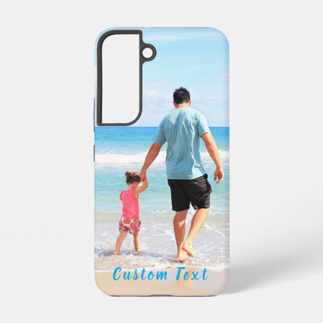 Design Your Own Custom Photo and Text Personalized Samsung Galaxy Case (Back)