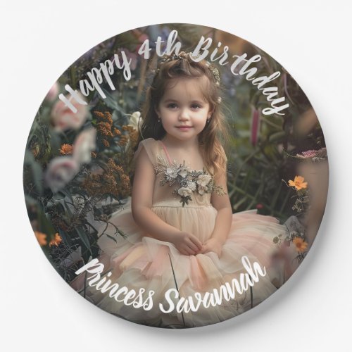 Design Your Own Custom Photo Birthday Party Plates