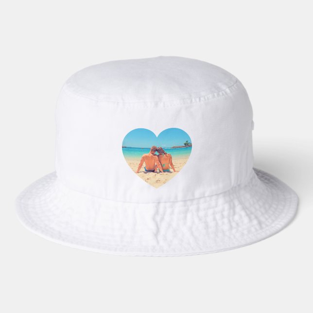 Design Your Own Custom Photo Heart Hat (Front)