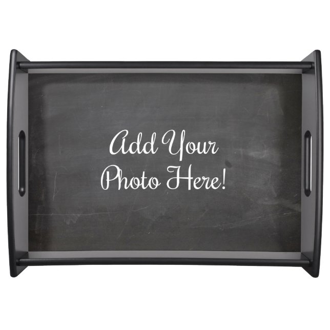 Design Your Own Custom Photo Serving Tray (Front)