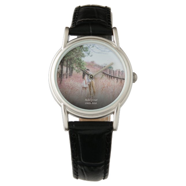 Design your own custom photo watch (Front)