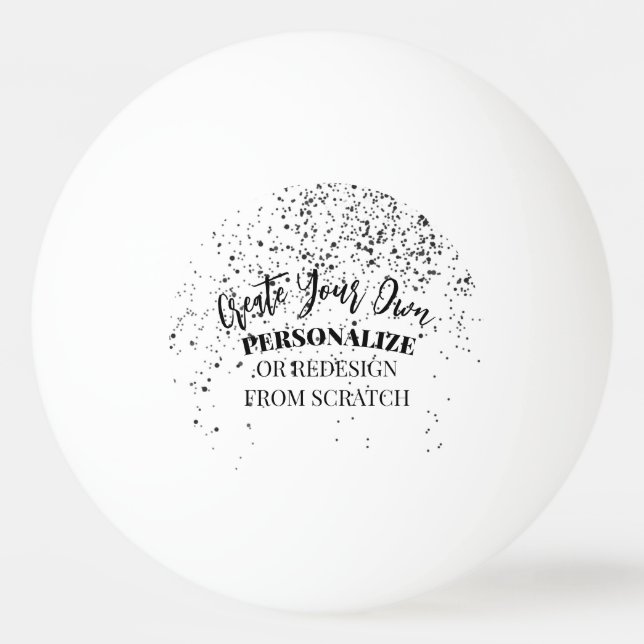 Design Your Own Custom Ping Pong Ball (Front)