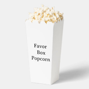Design Your Own custom Popcorn 3.75x3.5x7.5 Favor Boxes