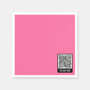 Design Your Own Custom QR Code Napkins Example