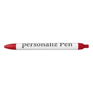 Design Your Own custom Red Pen