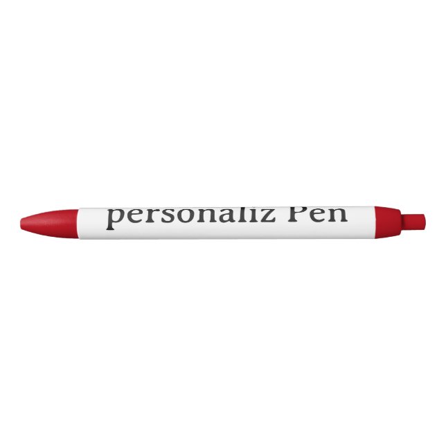 Design Your Own custom Red Pen (Front)