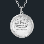 Design Your Own Custom Silver Plated Necklace<br><div class="desc">Add some personalized text or redesign this product completely from scratch by replacing our image with your own! Add your own text,  choose your favorite fonts and colors and visit Illusory Optics on Zazzle for more.</div>