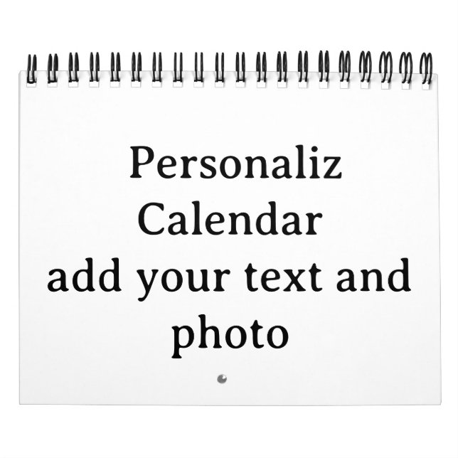 Design Your Own custom Small Calendar (Cover)