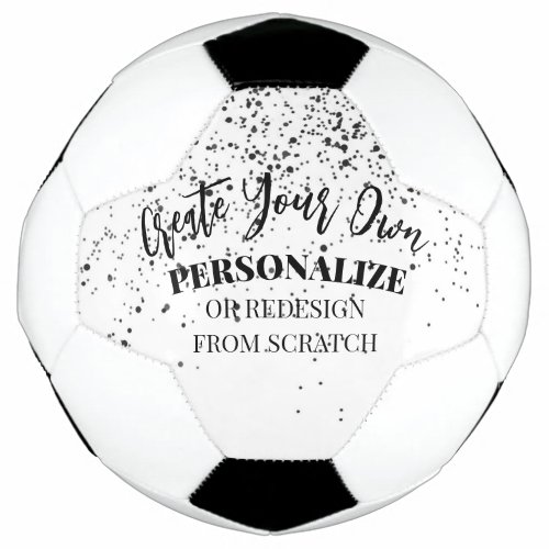 Design Your Own Custom Soccer Ball