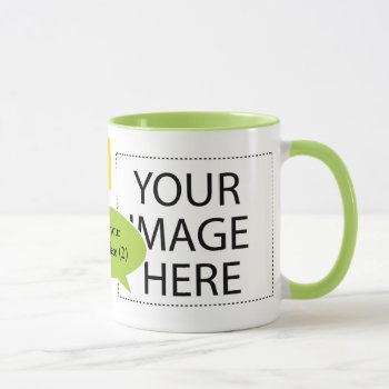 Design Your Own Custom Speech Bubbles Coffee Mugs by MyCustomCoffeeMugs at Zazzle