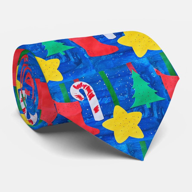 Design Your Own Custom Tie with Your Child's Art (Rolled)
