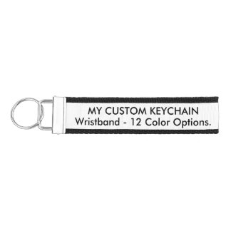 Design Your Own Custom WRISTBAND KEYCHAIN
