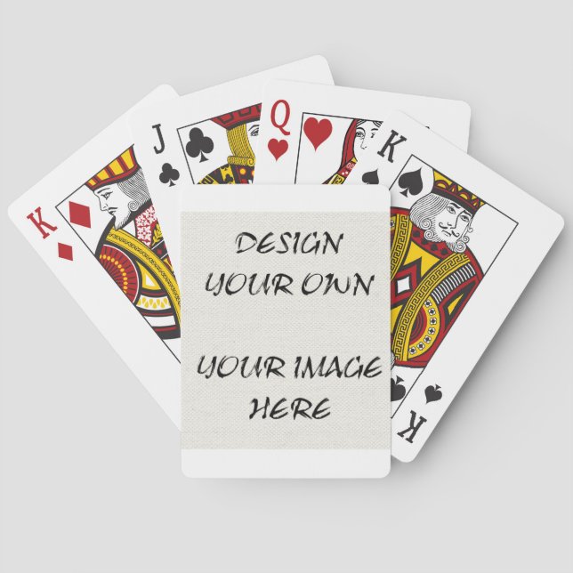 Design Your Own Customized Playing Cards (Back)
