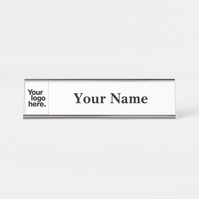 Design your own desk name plate (Front)