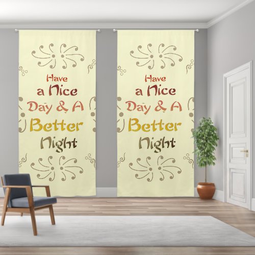 Design Your Own Elegant Gold & Cream Room Darken Blackout Curtains