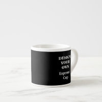 Design Your Own Espresso Cup - Black