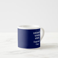 Design Your Own Espresso Cup - Blue