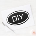 Design Your Own Euro Style Oval Sticker | Zazzle