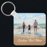 Design Your Own Family Photo Keychain Custom Text<br><div class="desc">Custom Photo and Text Keychains - Create Your Own Design Unique Personalized Mom / Dad / Kids / Family / Friends or Personal Keychain Photo Gifts Accessories - Add Your Photo and Text / Name - Resize and move elements with Customization tool ! or Choose font / size / color...</div>