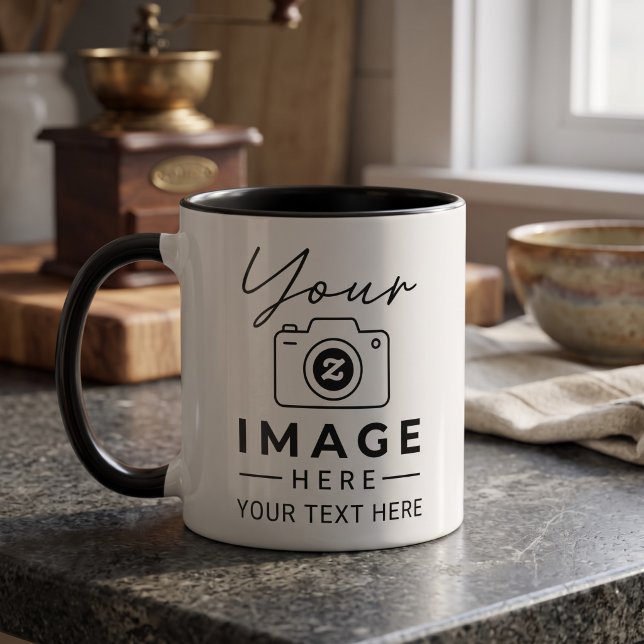 Design Your Own Favorite Photo and Text Mug (Creator Uploaded)