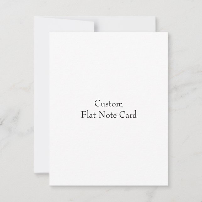Design Your Own Flat Note Card (Front)