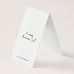 Design Your Own Folded Business Card