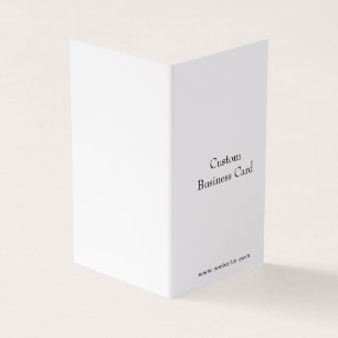 Design Your Own Folded Business Card