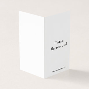 Design Your Own Folded Business Card