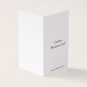 Design Your Own Folded Business Card