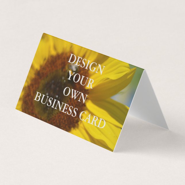 Design Your Own Folded Business Card (Front)