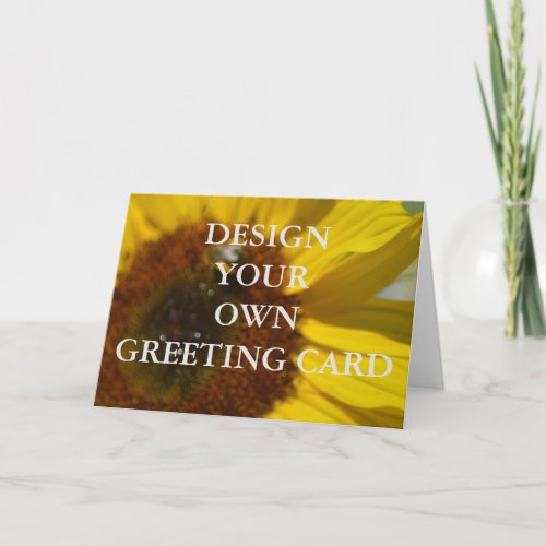 Design Your Own Folded Greeting Card